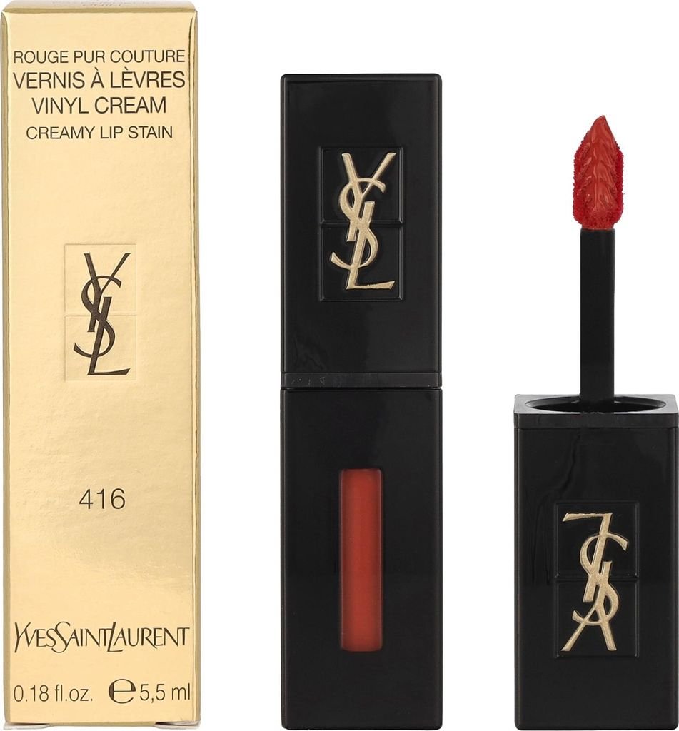 Yves Saint Laurent Rouge Pur Couture Vinyl Cream Lipstick 416 Psychedelic Chili 5.5 ml wholesale visual