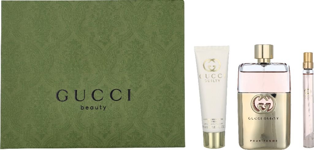 Gucci Guilty Gift Set: Eau de Parfum 90 ml + 10 ml + Body Lotion 50 ml wholesale visual