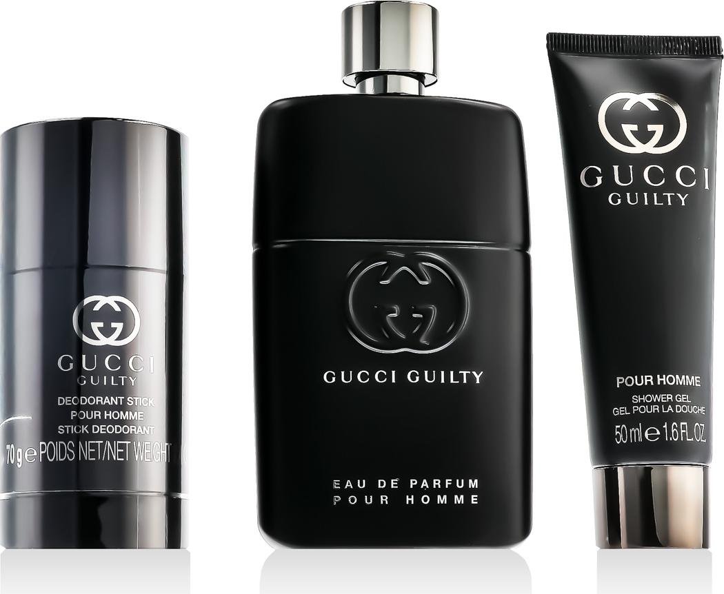 Gucci Guilty Pour Homme Gift Set: Eau de Parfum 90 ml + Deodorant 75 ml + Shower Gel 50 ml wholesale visual